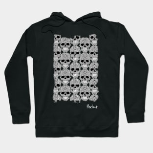 Skulls Limited Edition Plague Pit by Blackout Design Hoodie